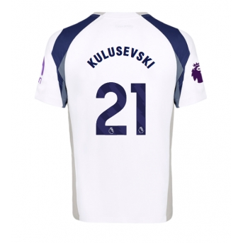 Tottenham Hotspur Dejan Kulusevski #21 Maglia Gara Casa Repliche 2025-26 Maniche Corte